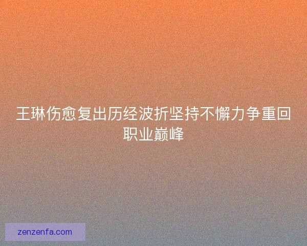 王琳伤愈复出历经波折坚持不懈力争重回职业巅峰